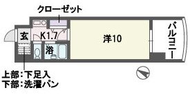 ソレアード薬院 間取り図