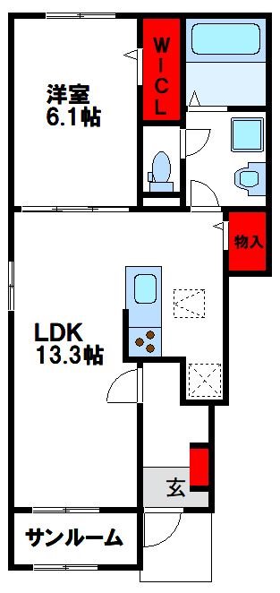 グランリヴァージュ宮司Ⅱ 間取り