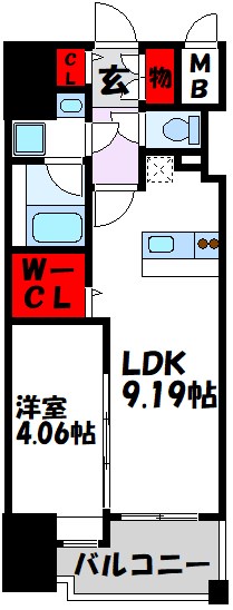 Volare HAKATA 間取り