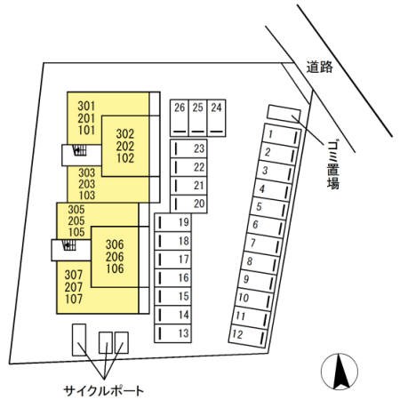 ココティエ 駐車場