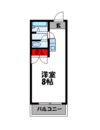 メゾンドプロスⅢ 305号室 間取り