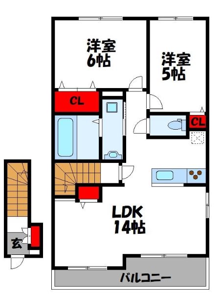 メゾンドルネ 間取り