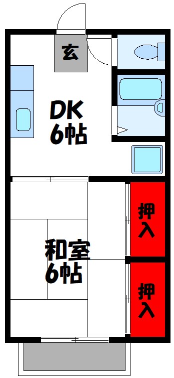 レピュートセンダ Ⅱ 間取り