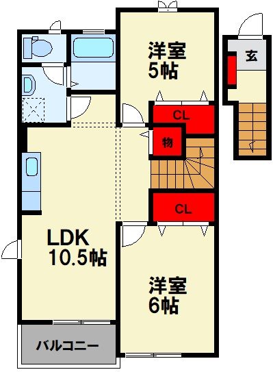 グラシュプレーヌⅡ 間取り