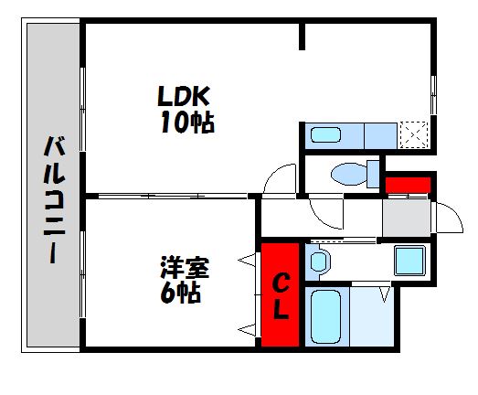ジュネスコートほのか  間取り