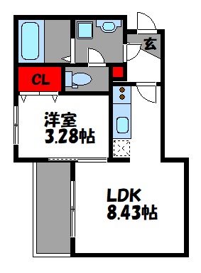 Q-STAGE和白 間取り