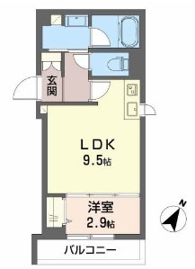 シャーメゾン日赤通り 301号室 間取り