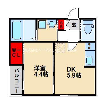 BRAVE BASE 爽 間取り