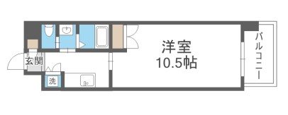 エンクレスト天神WING 間取り図