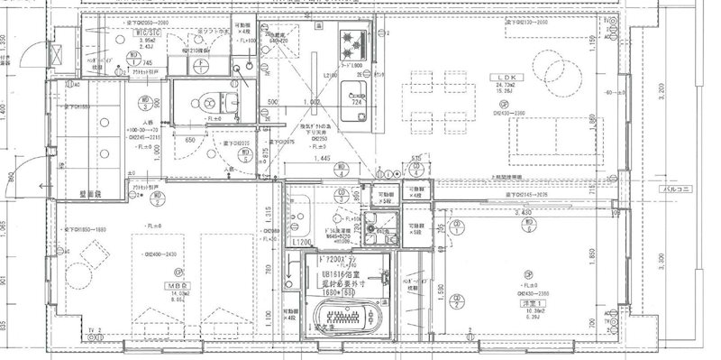 テングッド百道 間取り図