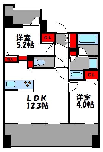 グランフォーレ千早マークスクエアイーストウイング 間取り