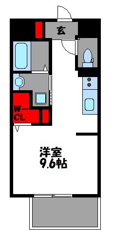 LIBTH箱崎駅前 間取り図