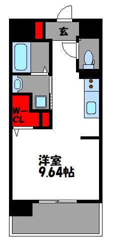 LIBTH箱崎駅前 間取り