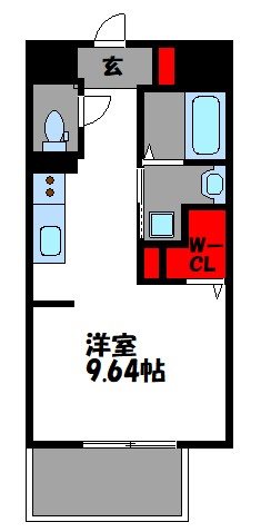 LIBTH箱崎駅前 間取り