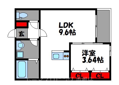 サニーガーデン千早 間取り