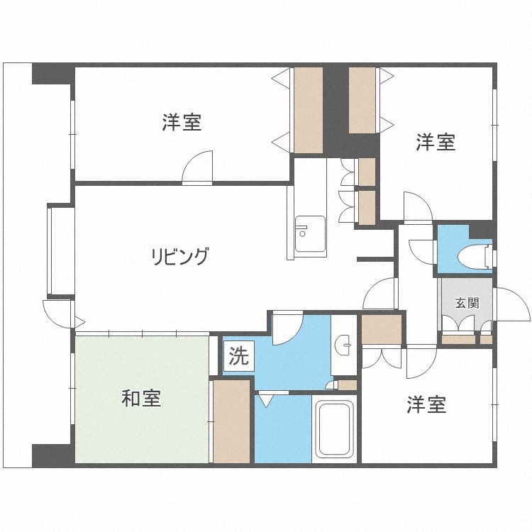 テングッド高取 間取り図