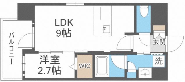 グランフォーレ西新パサージュ 間取り