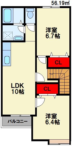 メゾンドルピナス 1号館 間取り