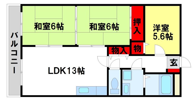 アンシャンテ都府楼 間取り