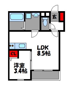 エスペランサ和白 間取り