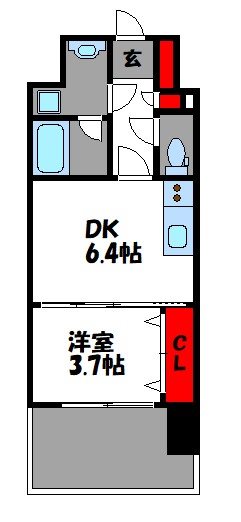 ブランシエスタ千早ＲＪＲ 間取り