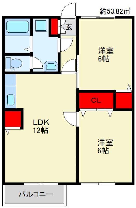 エミール奈々 間取り図