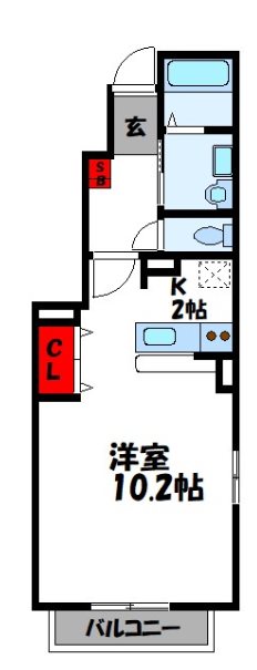 マーヴェラス空Ⅵ 間取り