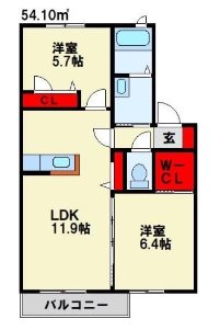 エスペランサⅡ 間取り