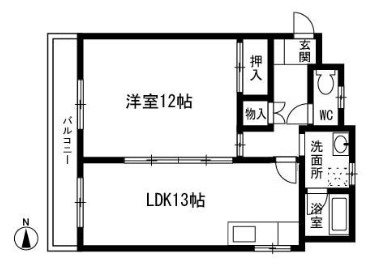 ライラック薬院 間取り図