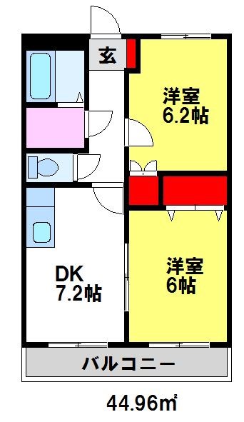 アンビションⅠ 間取り