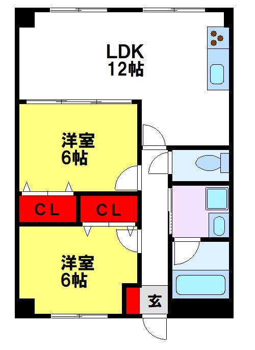 アストビルⅡ 間取り図