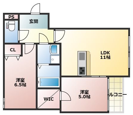 SunMark美野島 間取り