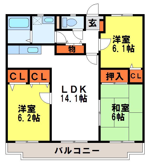 グラン・シャリオ 間取り