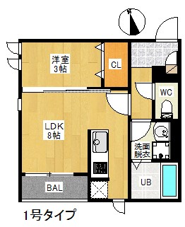 Regalest 姪浜 eclat 間取り