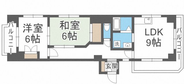 ESTAS大橋 間取り図