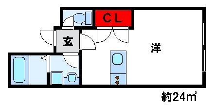 グラン・ド・グリシーヌ二日市 間取り図