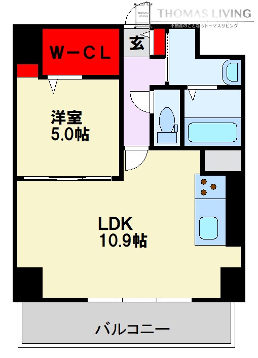 プランドール綾 間取り