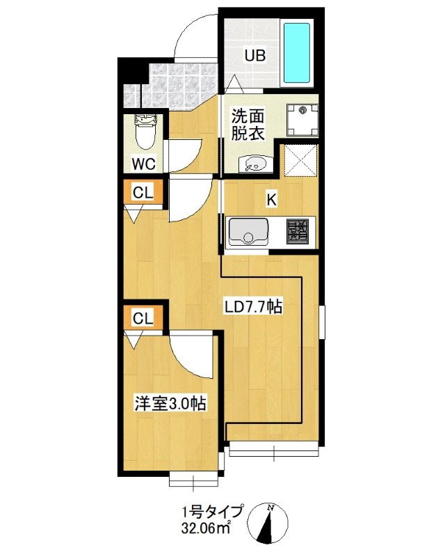 Grandtic Kissa（キッサ） 間取り