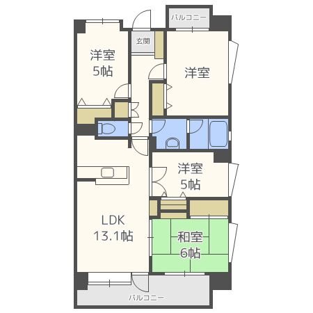 テングッド高取 間取り図