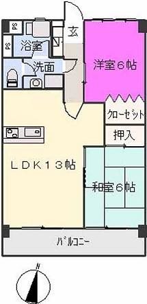 サンコーポあまの 間取り図