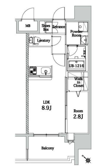 エンクレスト博多LIBERTY 間取り