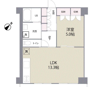 カーサリナート山王  間取り図