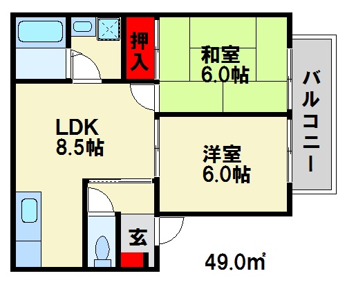 ヴィッラミサ 間取り