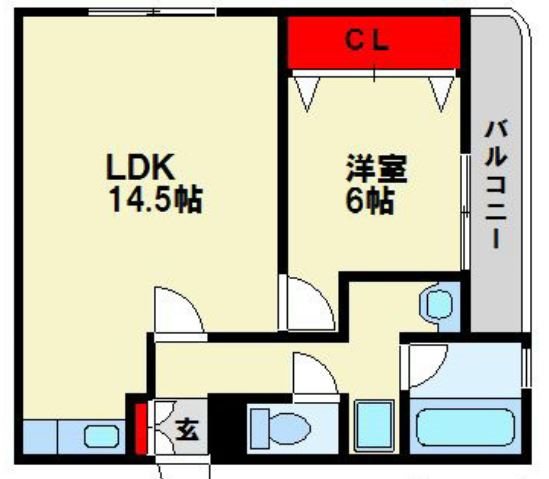 ラ・フルール白栄 間取り図