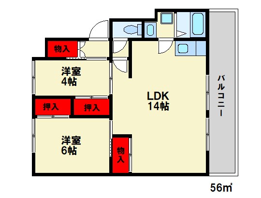 サルヴァトーレ春日 間取り図