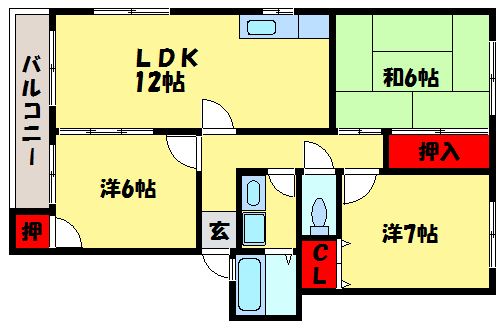 リバーサイドエム 間取り図