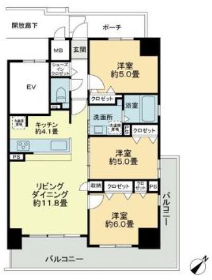 Sophia　Garden博多 間取り
