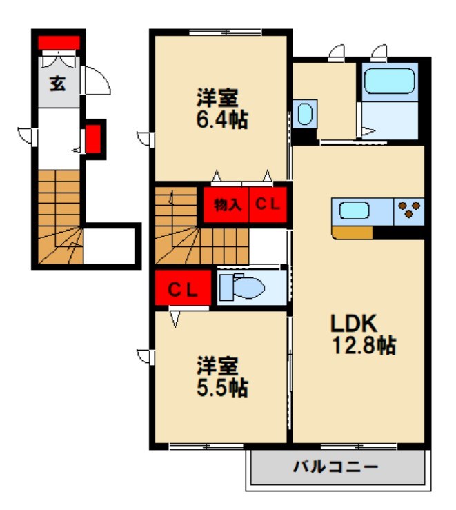 CREOLE 間取り