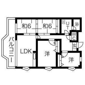 テラスハウゼェ小笹 間取り図