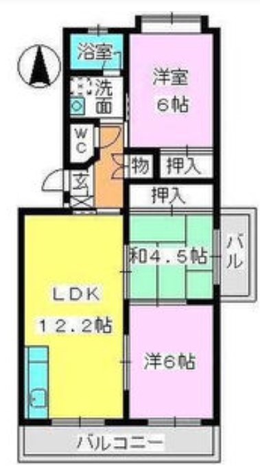 エクセレント塩浜 間取り図